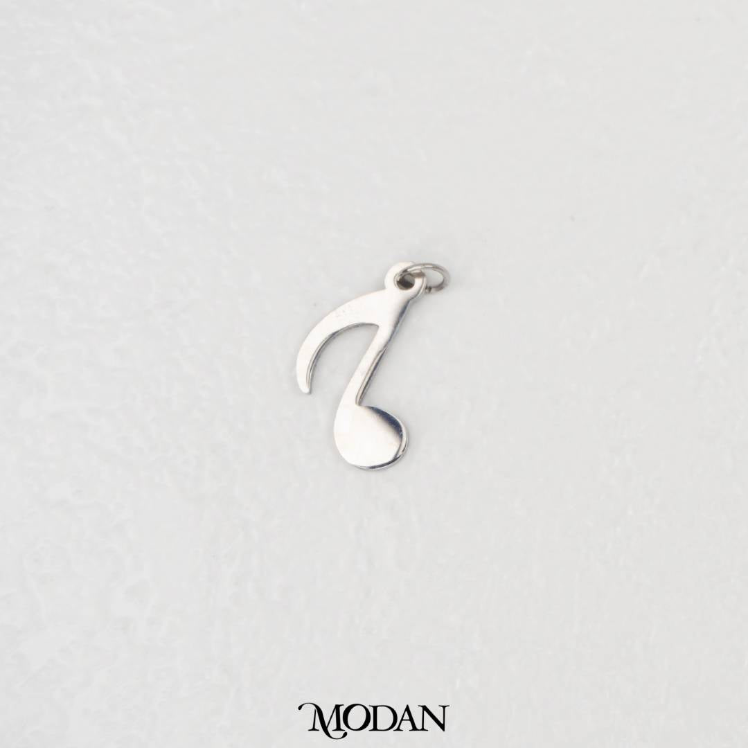 Musical Note Pendant DIY Pendant Liontin Nada Musik Hypoallergenic Stainless Steel