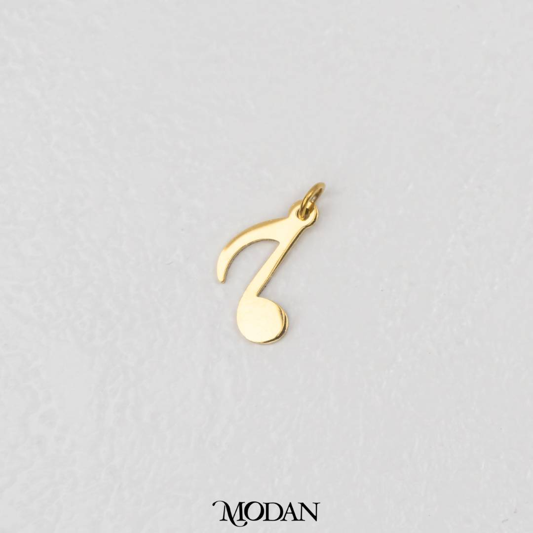 Musical Note Pendant DIY Pendant Liontin Nada Musik Hypoallergenic Stainless Steel