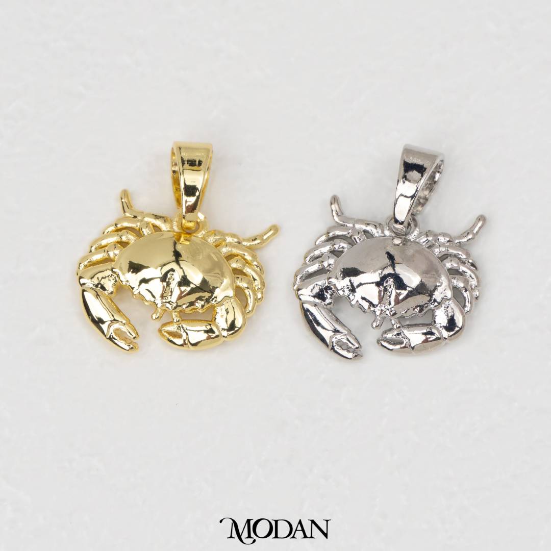 Ocean Crab Pendant DIY Pendant Liontin Kepiting Hypoallergenic Gold Filled