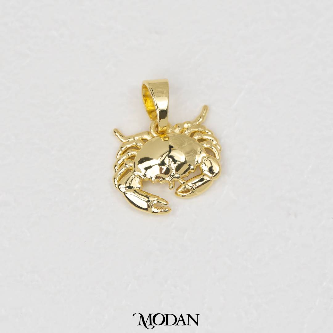 Ocean Crab Pendant DIY Pendant Liontin Kepiting Hypoallergenic Gold Filled