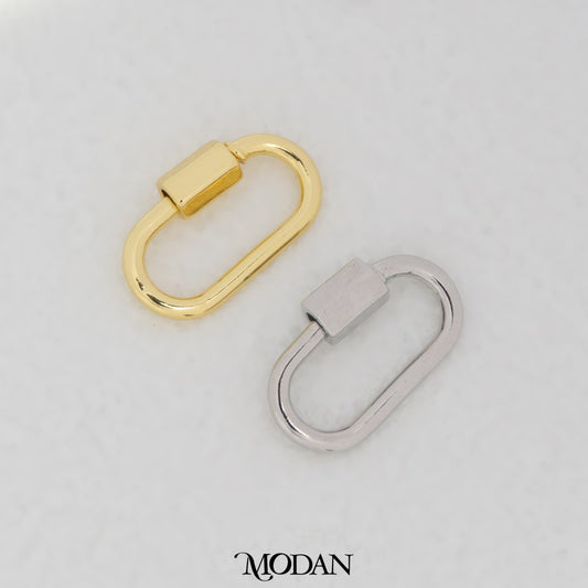 20mm Rectangular Carabiner DIY Pengait Kalung/Gelang Karabiner Hypoallergenic Gold Filled