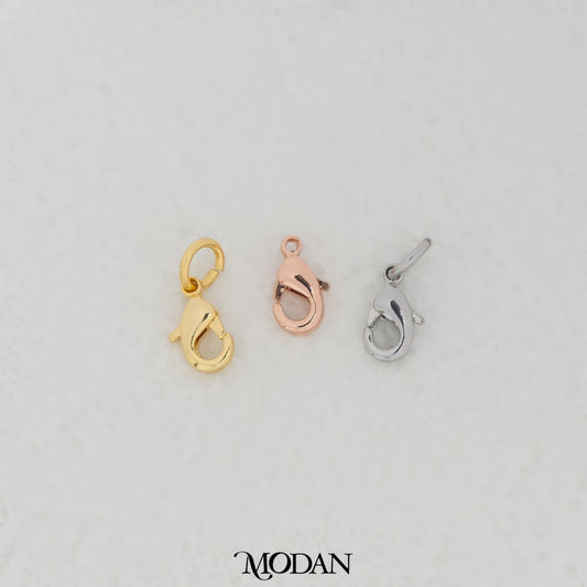(2pcs) 5mm Mini Oval Lobster Clasps DIY Closure Kokot Udang Kait Kalung / Gelang Hypoallergenic Gold Filled