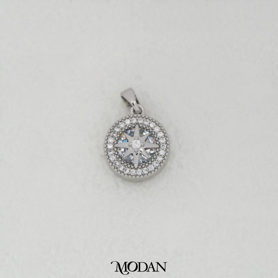 Sparkling Round Starburst DIY Pendant Liontin Bintang Bulat Hypoallergenic Gold Filled