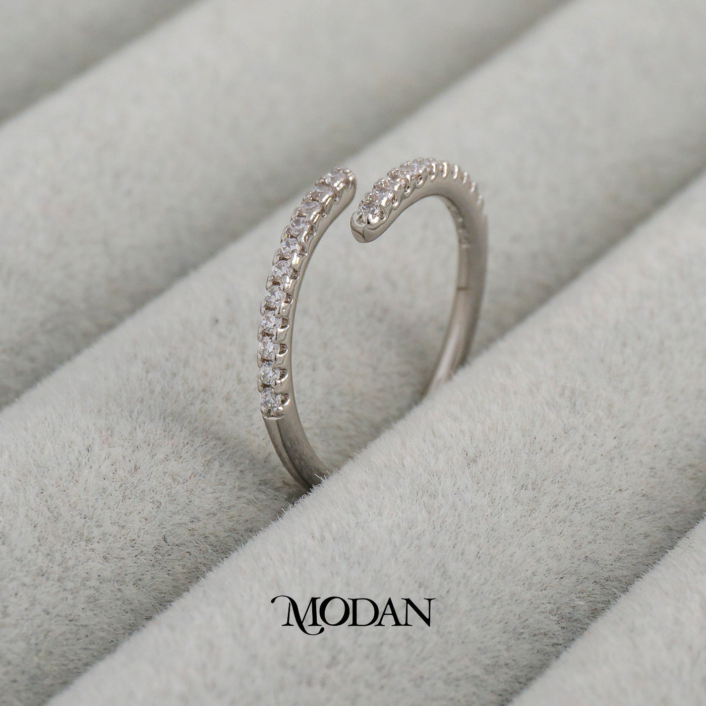 Elegant Double Layer Bypass Ring Cincin Spiral Dua Baris Lapis Hypoallergenic Gold Plated