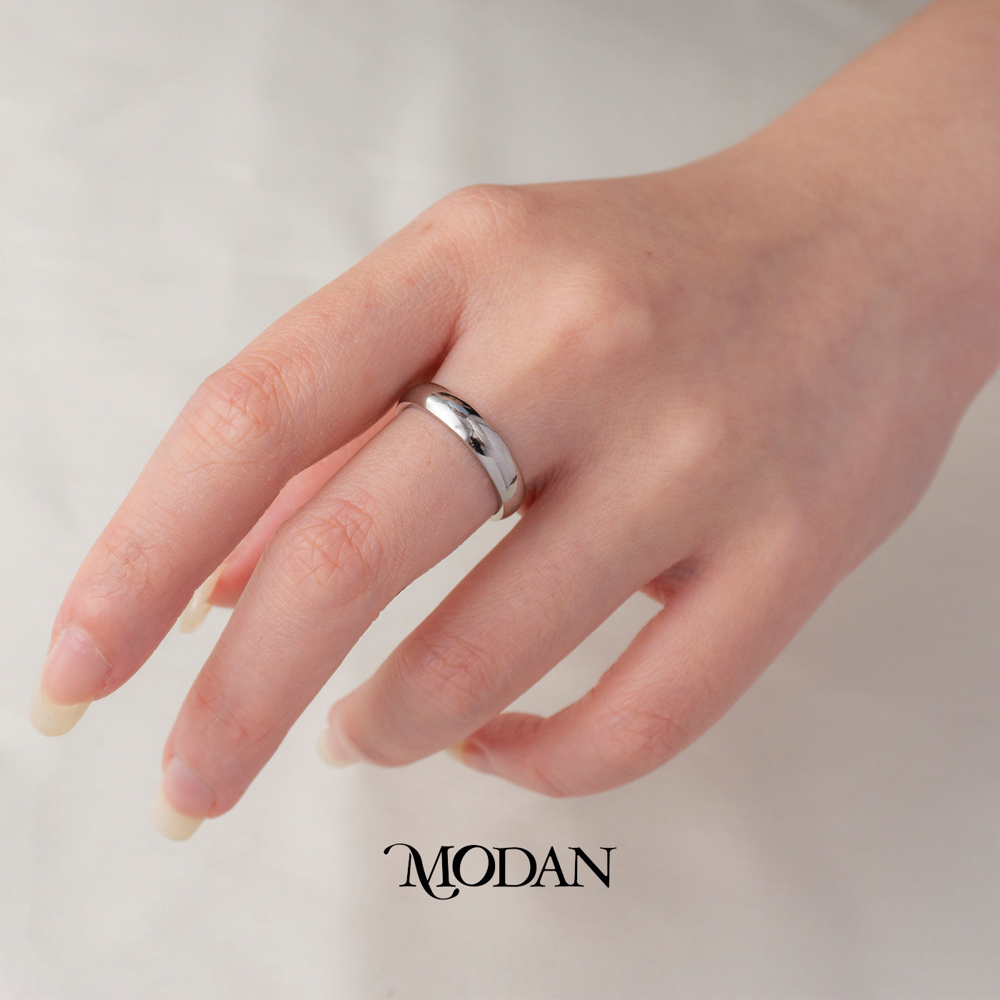 Minimalist Bold Ring Cincin Polos Tebal Hypoallergenic Stainless Steel