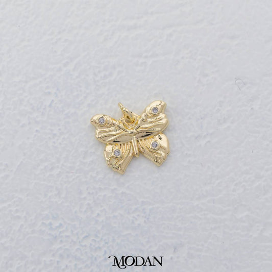 Mariposa Wings Butterfly Charm DIY Charm Liontin Sayap Kupu - Kupu Hypoallergenic Gold Filled