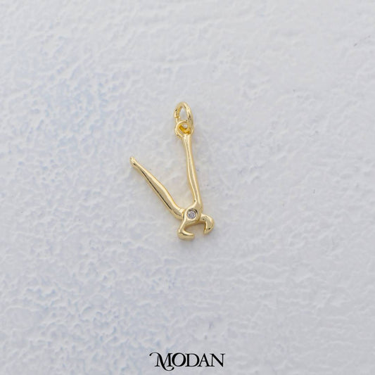 Mini Golden Pliers Charm DIY Charm Liontin Tang Kecil Hypoallergenic Gold Filled