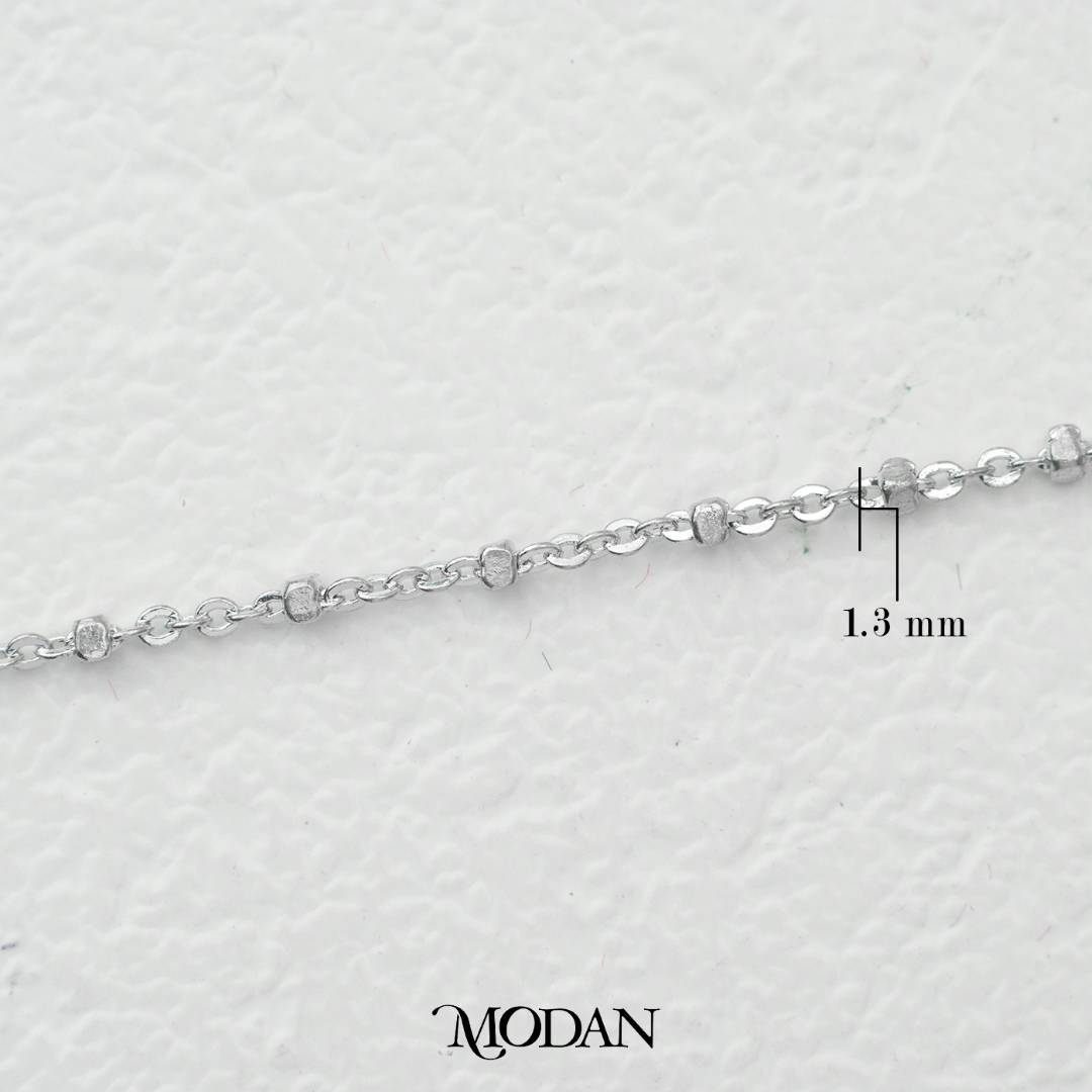 (1meter) (1.3mm) Satellite Chain Unfinished DIY Chain Rantai Kalung Gelang Meteran Hypoallergenic Gold Filled