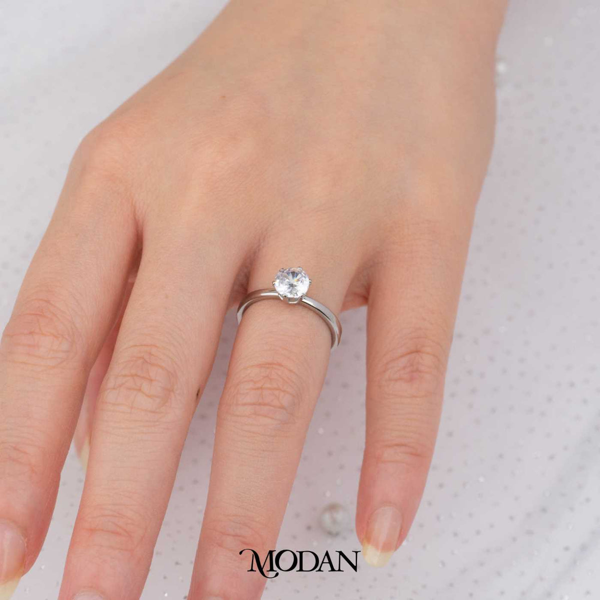Simple Minimalist Titanium Ring Cincin Mata Satu Daily Wear Hypoallergenic Stainless Steel
