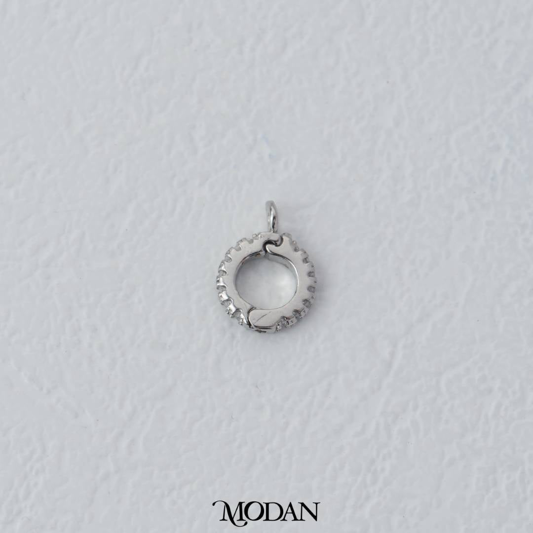Dainty Round Charm DIY Charm Liontin Bulat Kecil Hypoallergenic Gold Filled