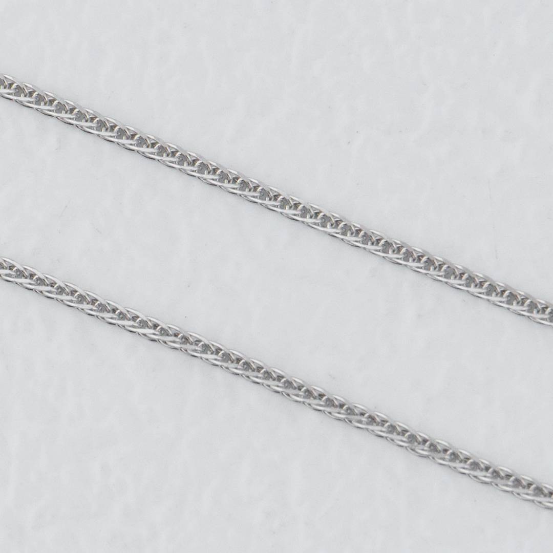 Dainty Silver Twist Wheat Chain DIY Chain Rantai Kalung Silver Polos Hypoallergenic S925