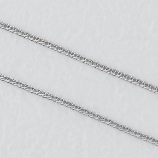 Dainty Silver Twist Wheat Chain DIY Chain Rantai Kalung Silver Polos Hypoallergenic S925