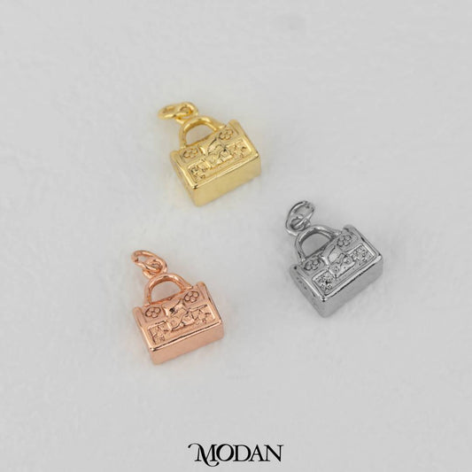 Hand Bag Charm DIY Charm Liontin Kalung Tas Tangan Hypoallergenic Gold Filled
