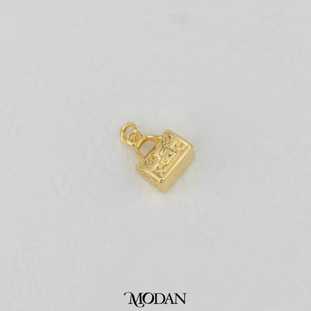 Hand Bag Charm DIY Charm Liontin Kalung Tas Tangan Hypoallergenic Gold Filled