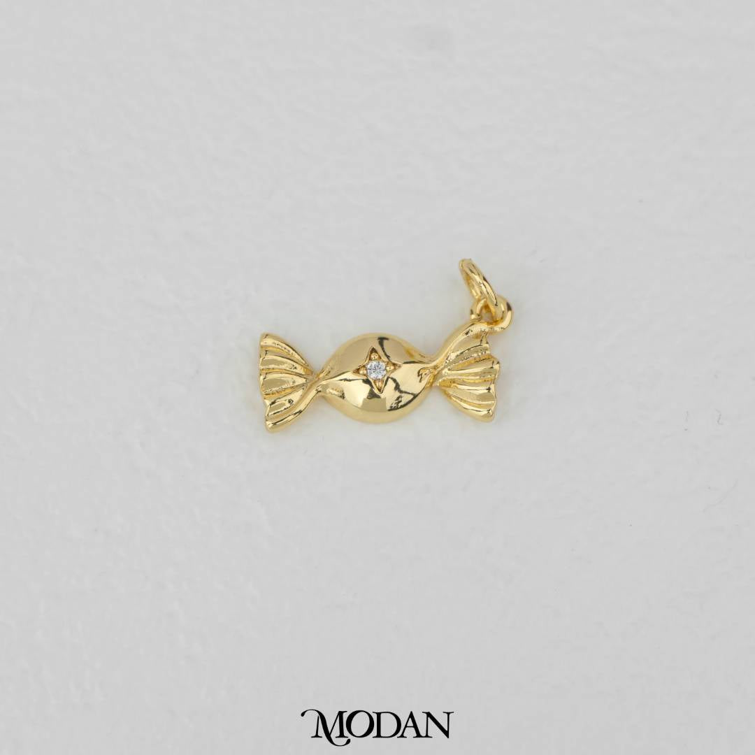 Golden Candy Charm DIY Charm Liontin Permen Hypoallergenic Gold Filled