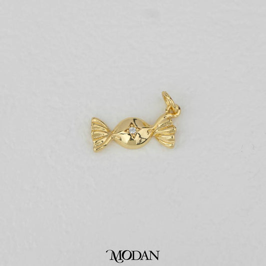 Golden Candy Charm DIY Charm Liontin Permen Hypoallergenic Gold Filled