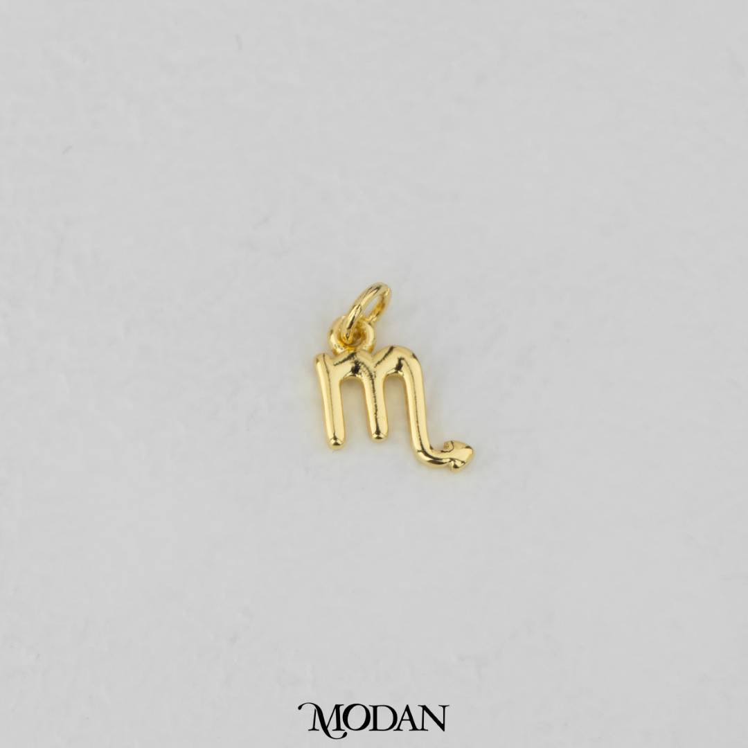 Mini Plain Zodiac Charm DIY Charm Liontin Kalung Zodiak Polos Hypoallergenic Gold Filled
