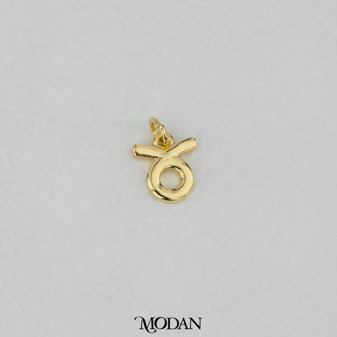 Mini Plain Zodiac Charm DIY Charm Liontin Kalung Zodiak Polos Hypoallergenic Gold Filled
