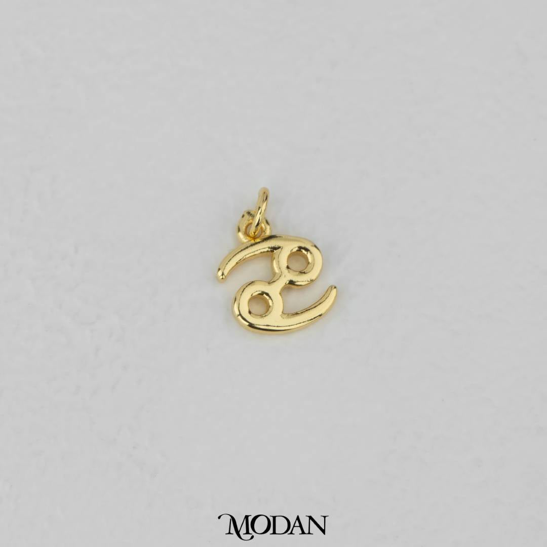 Mini Plain Zodiac Charm DIY Charm Liontin Kalung Zodiak Polos Hypoallergenic Gold Filled
