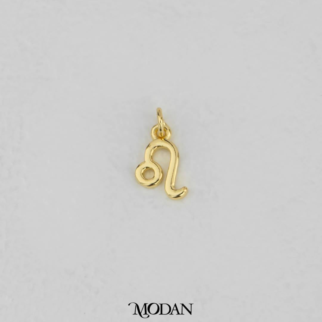 Mini Plain Zodiac Charm DIY Charm Liontin Kalung Zodiak Polos Hypoallergenic Gold Filled
