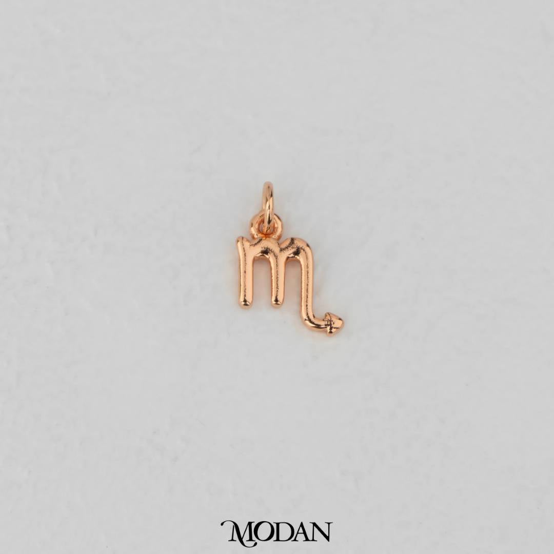 Mini Plain Zodiac Charm DIY Charm Liontin Kalung Zodiak Polos Hypoallergenic Gold Filled