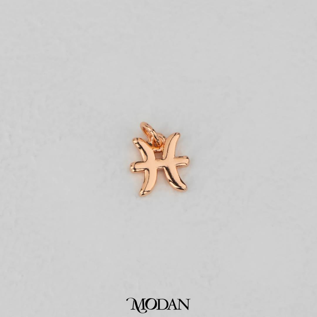 Mini Plain Zodiac Charm DIY Charm Liontin Kalung Zodiak Polos Hypoallergenic Gold Filled