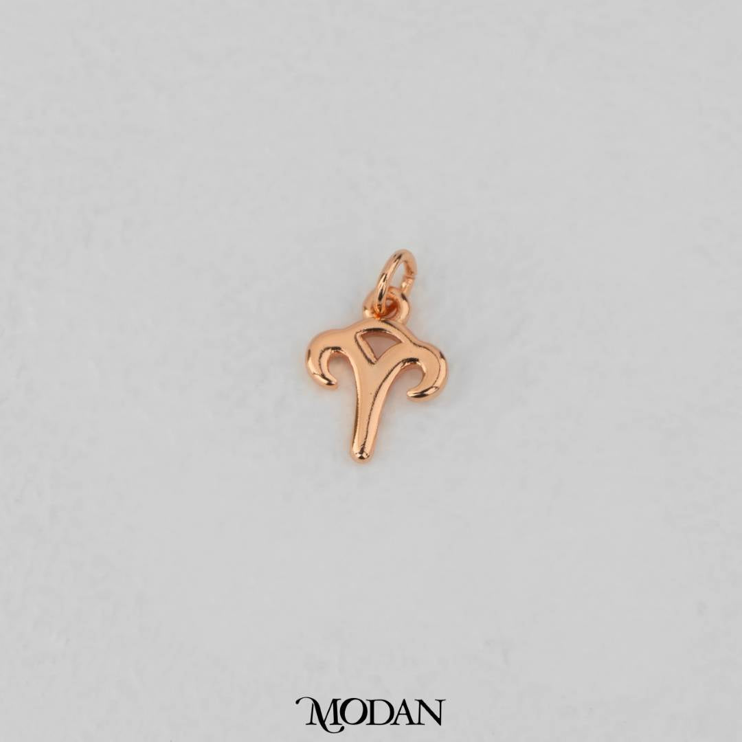 Mini Plain Zodiac Charm DIY Charm Liontin Kalung Zodiak Polos Hypoallergenic Gold Filled
