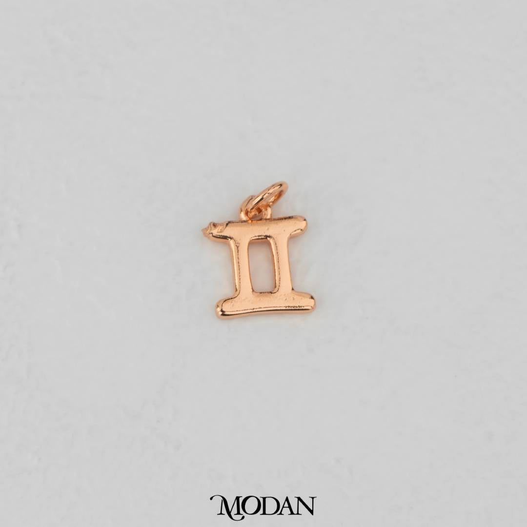 Mini Plain Zodiac Charm DIY Charm Liontin Kalung Zodiak Polos Hypoallergenic Gold Filled