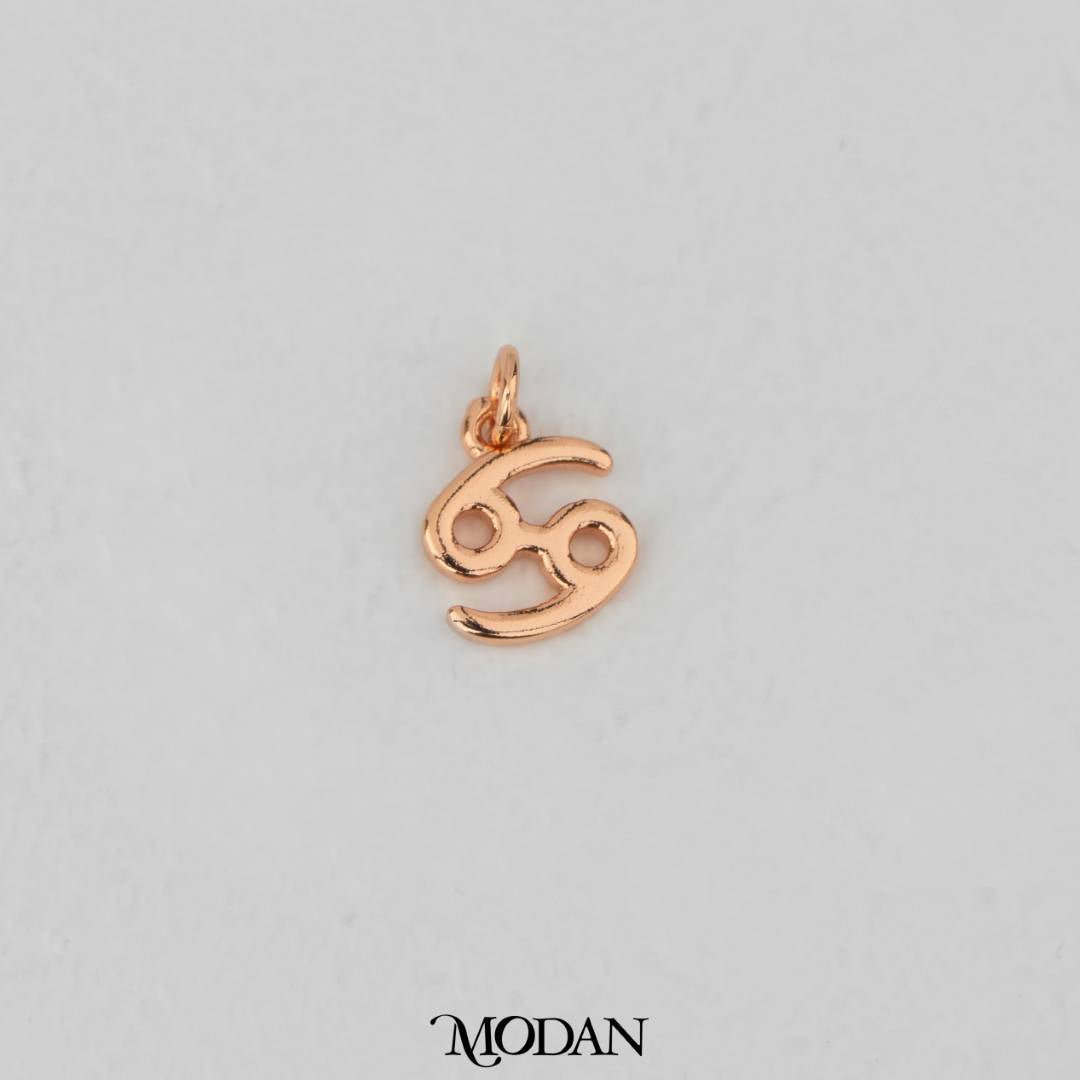 Mini Plain Zodiac Charm DIY Charm Liontin Kalung Zodiak Polos Hypoallergenic Gold Filled