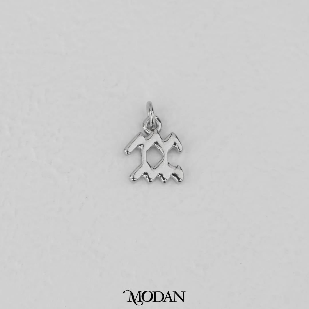 Mini Plain Zodiac Charm DIY Charm Liontin Kalung Zodiak Polos Hypoallergenic Gold Filled