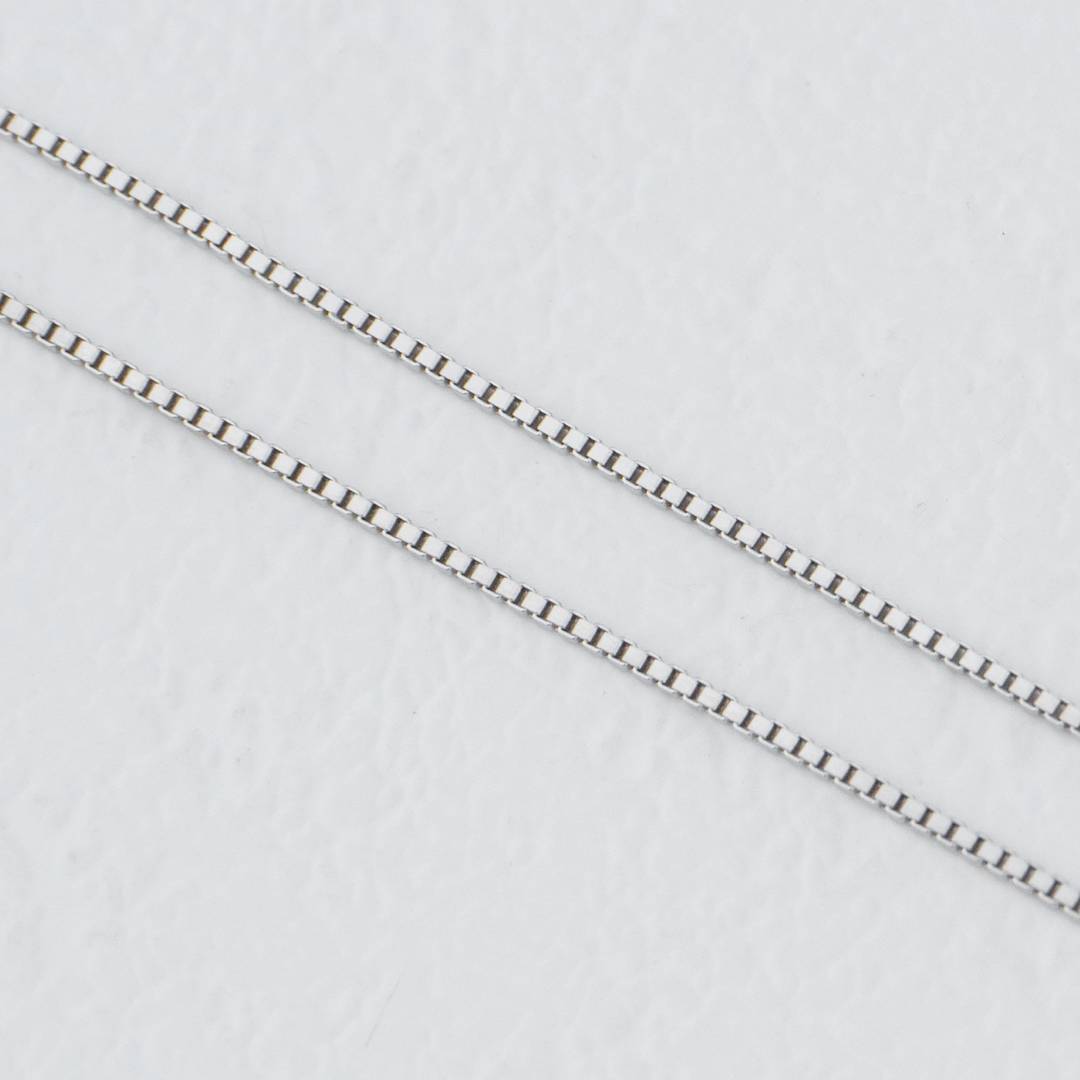 38.8cm Silver Box Chain DIY Chain Rantai Kalung Silver Polos Hypoallergenic S925