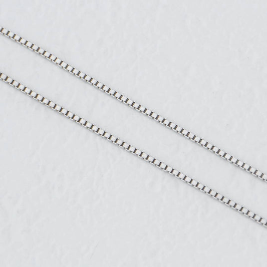 38.8cm Silver Box Chain DIY Chain Rantai Kalung Silver Polos Hypoallergenic S925