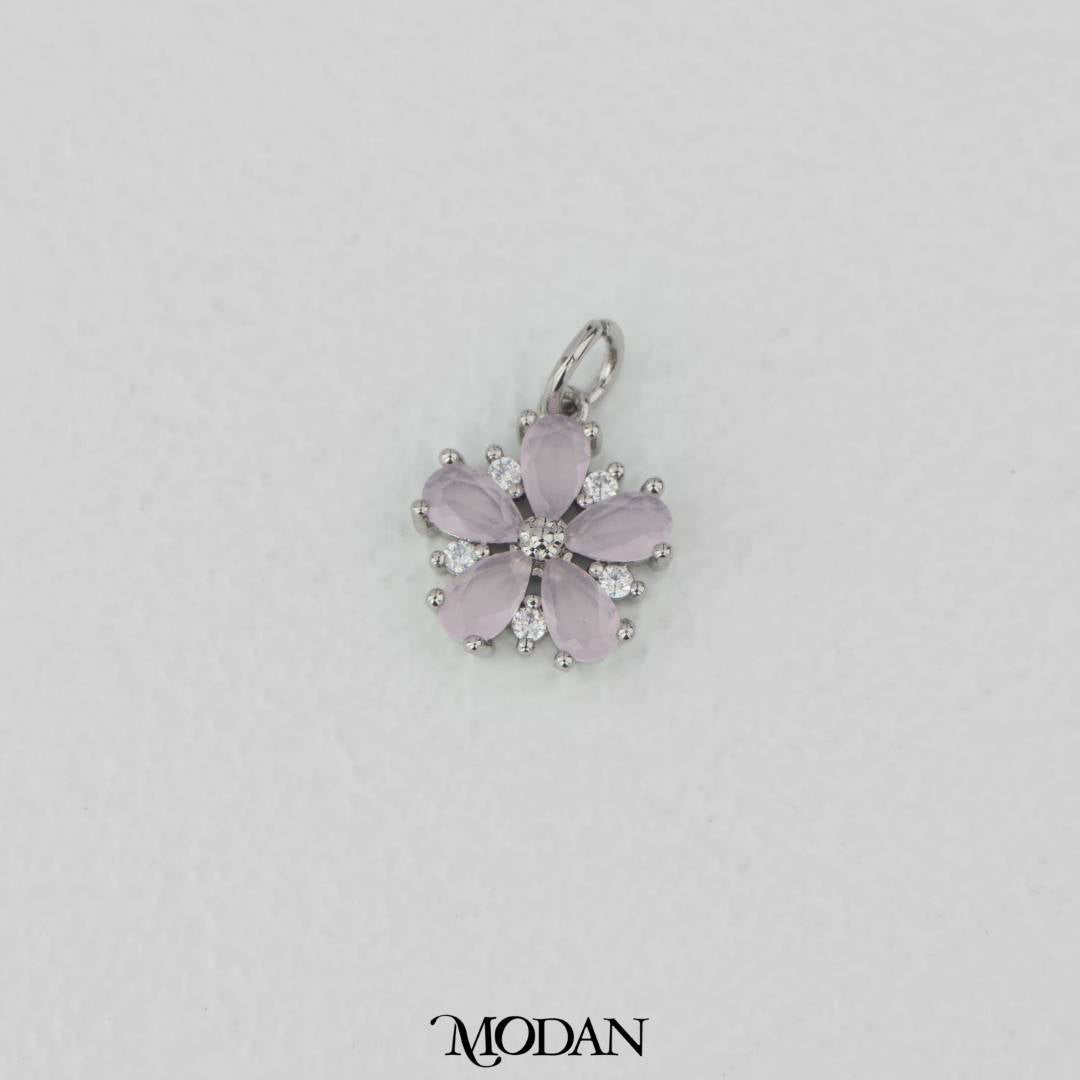 Blooming Pastel Flower Charm DIY Charm Liontin Bunga Hypoallergenic Gold Filled