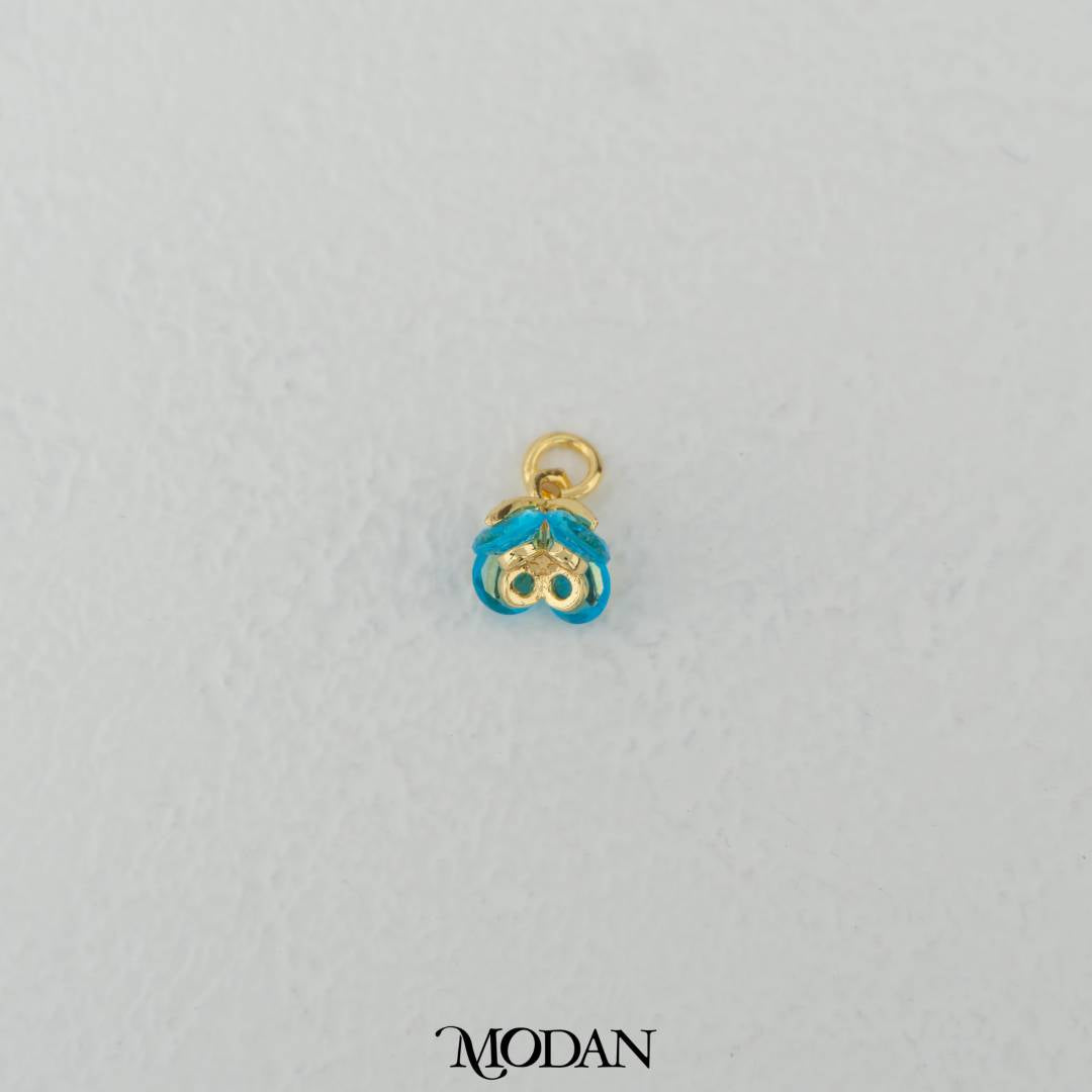 Mini Flower Buds DIY Charm Liontin Bunga Kecil Hypoallergenic Gold Filled