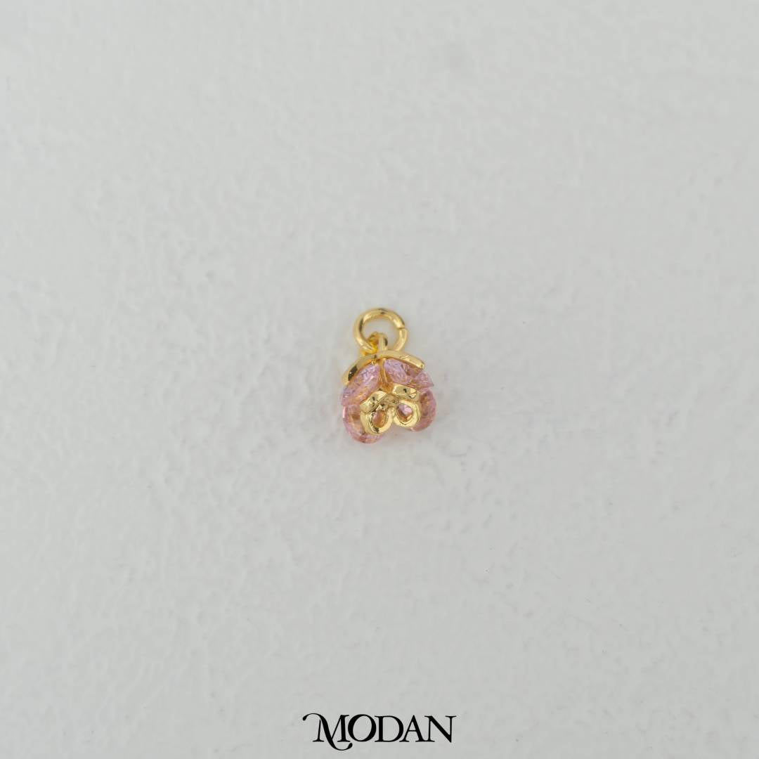 Mini Flower Buds DIY Charm Liontin Bunga Kecil Hypoallergenic Gold Filled