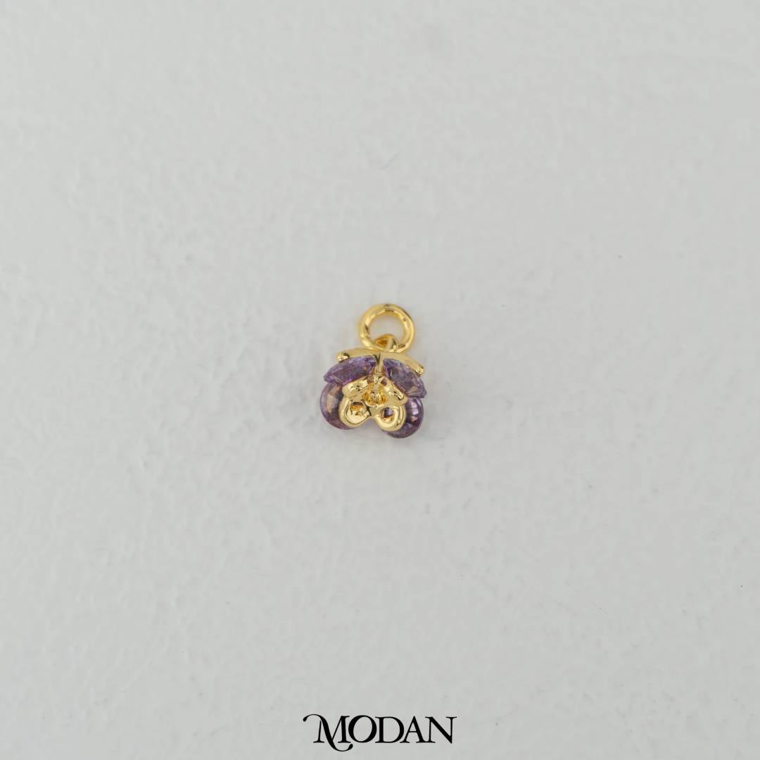 Mini Flower Buds DIY Charm Liontin Bunga Kecil Hypoallergenic Gold Filled