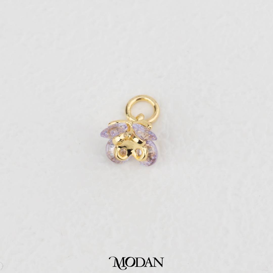 Mini Flower Buds DIY Charm Liontin Bunga Kecil Hypoallergenic Gold Filled
