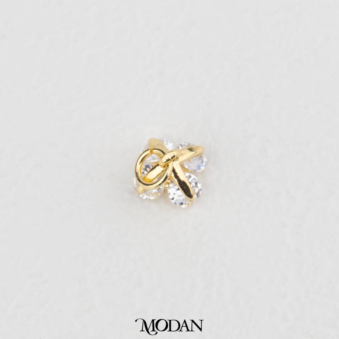 Mini Flower Buds DIY Charm Liontin Bunga Kecil Hypoallergenic Gold Filled