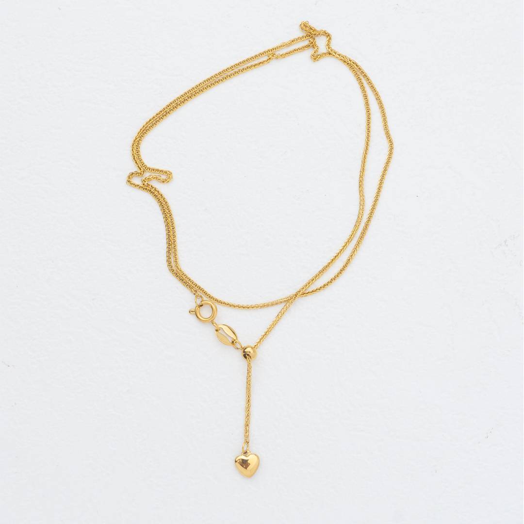 Foxtail Adjustable Necklace Chain DIY Chain Rantai Kalung Adjustable Hypoallergenic Stainless Steel