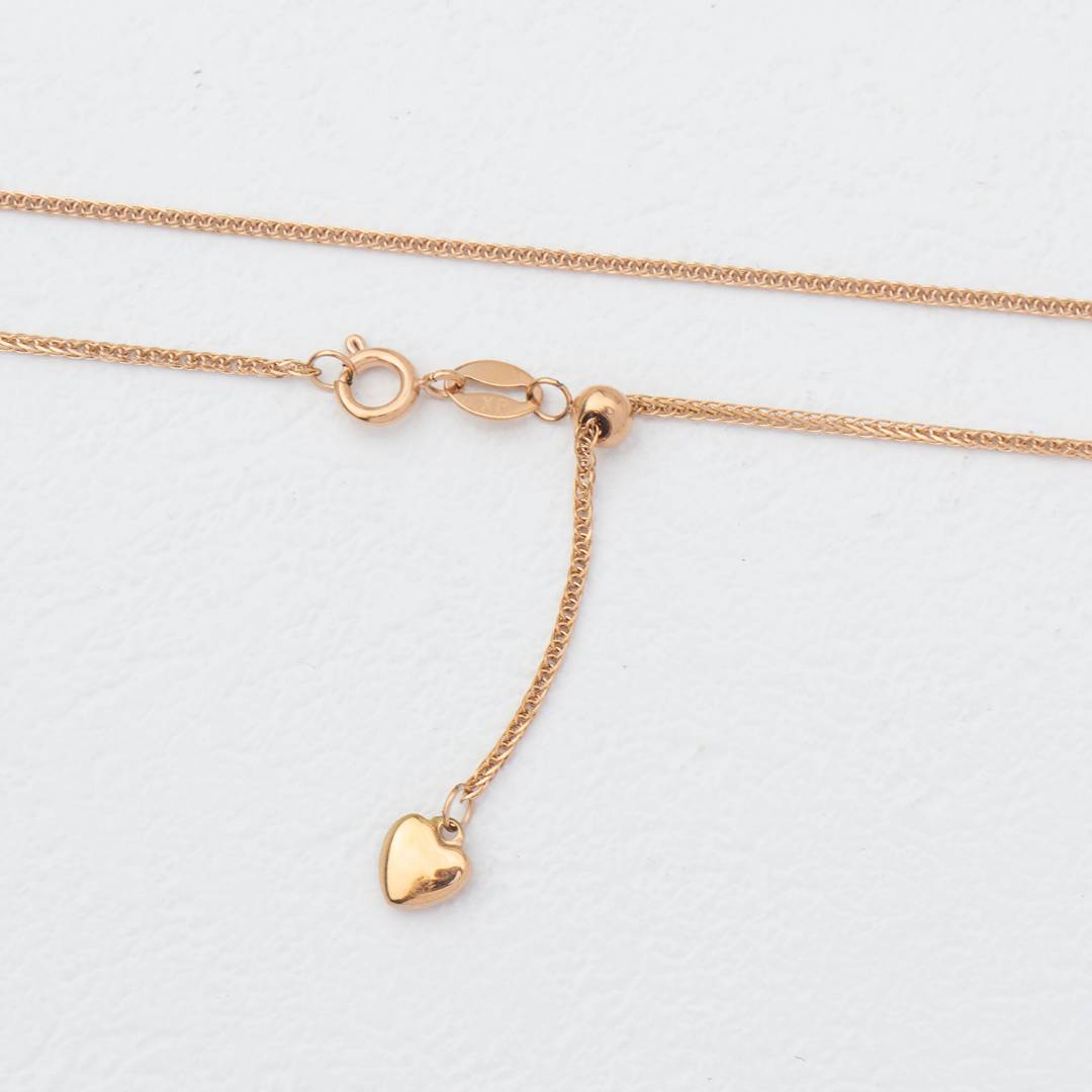 Foxtail Adjustable Necklace Chain DIY Chain Rantai Kalung Adjustable Hypoallergenic Stainless Steel