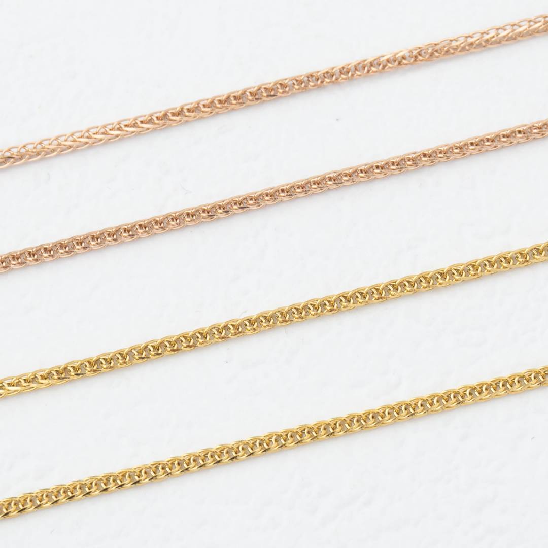 Foxtail Adjustable Necklace Chain DIY Chain Rantai Kalung Adjustable Hypoallergenic Stainless Steel