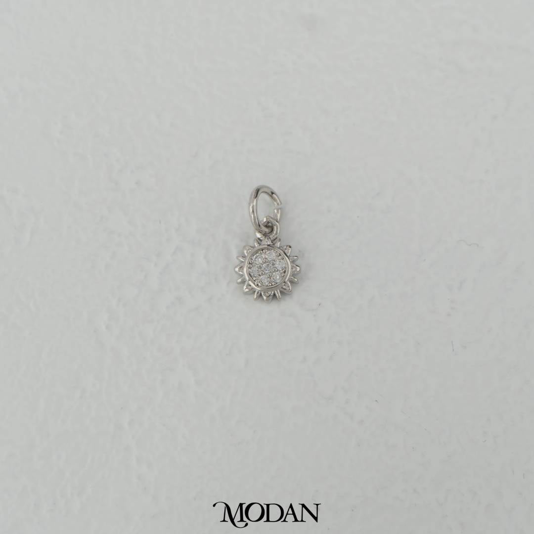 Mini Celestial Sun DIY Charm Liontin Matahari Hypoallergenic Gold Filled