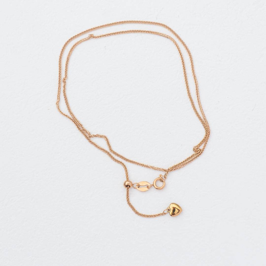Foxtail Adjustable Necklace Chain DIY Chain Rantai Kalung Adjustable Hypoallergenic Stainless Steel
