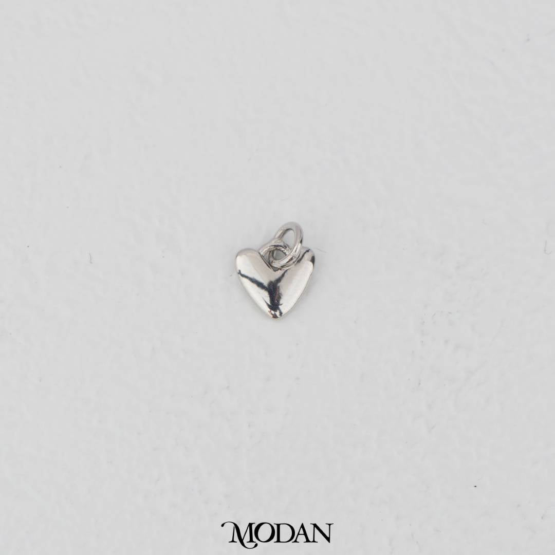 Mini Plain Love Charm DIY Charm Liontin Hati Kecil Polos Hypoallergenic Gold Filled