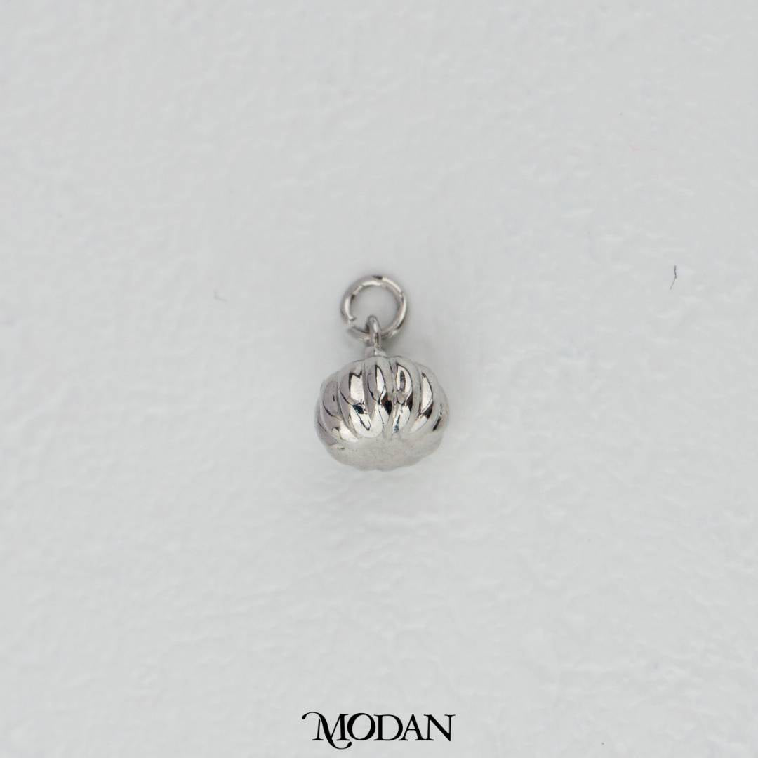 Mini Plain Pumpkin Charm DIY Charm Liontin Buah Labu Hypoallergenic Gold Filled