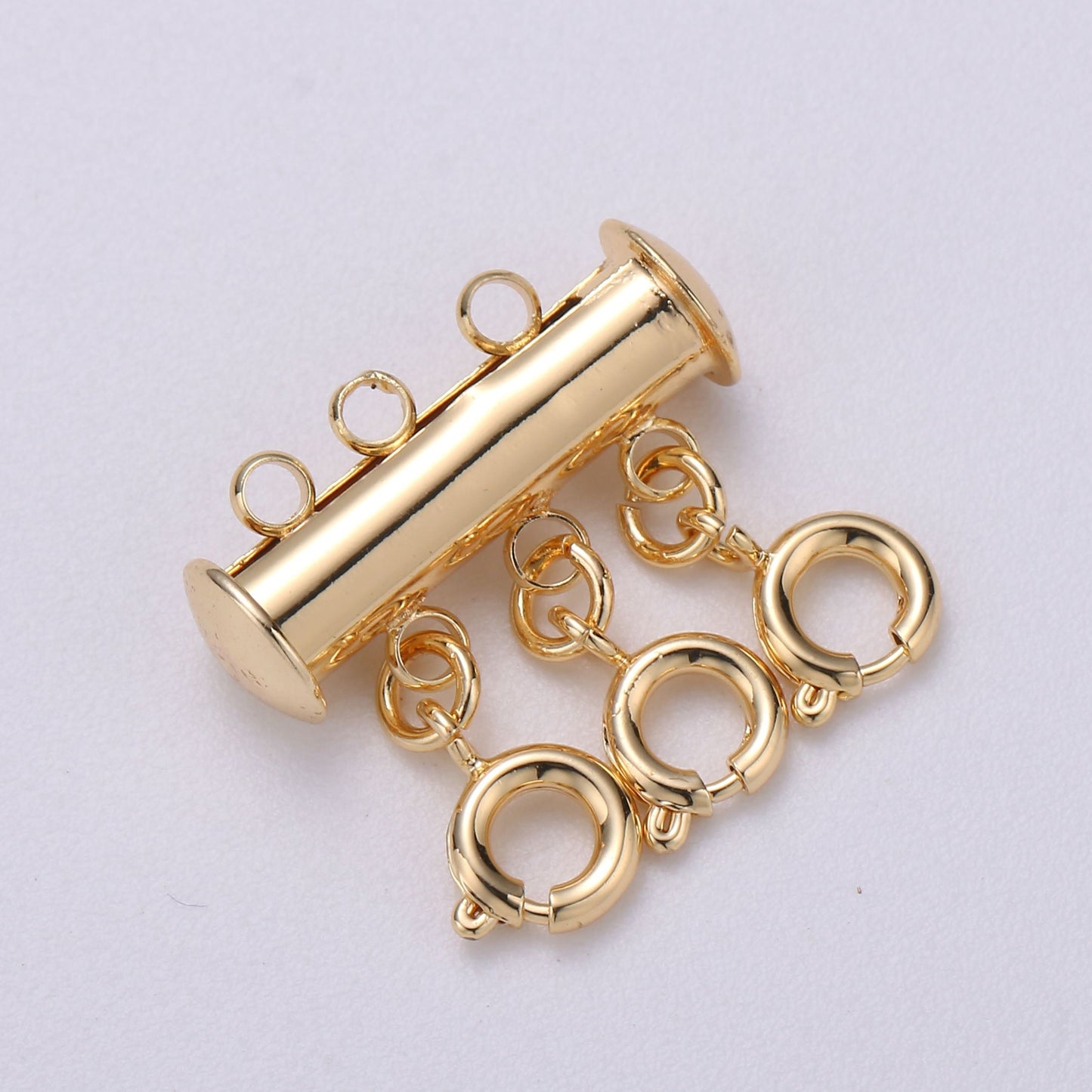Triple Layered Necklace Detangler DIY Necklace Closure Kaitan Kalung Hypoallergenic Gold Filled