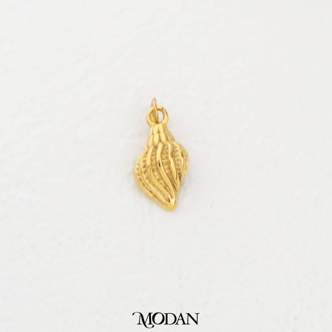 Conch Shell Ocean Charm DIY Charm Liontin Kerang Hypoallergenic Stainless Steel