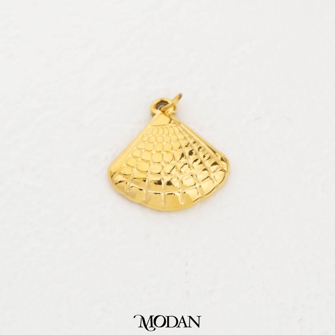 Clam Shell Ocean Charm DIY Charm Liontin Cangkang Kerang Mutiara Hypoallergenic Stainless Steel