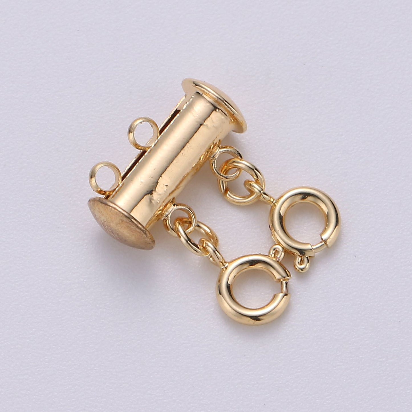 Double Layered Necklace Detangler 14mm DIY Necklace Closure Kaitan Kalung Hypoallergenic Gold Filled