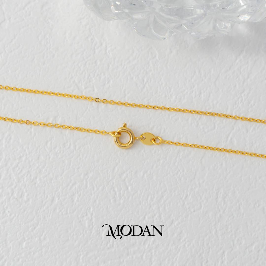Dainty Plain Cable Chain DIY Rantai Kalung Polos Tipis Hypoallergenic Gold Plated